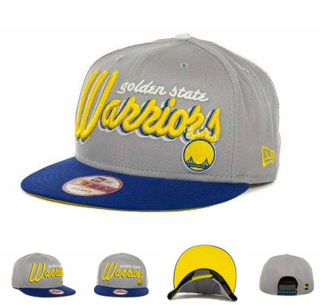 NBA Golden State Warriors Grey Blue Hats